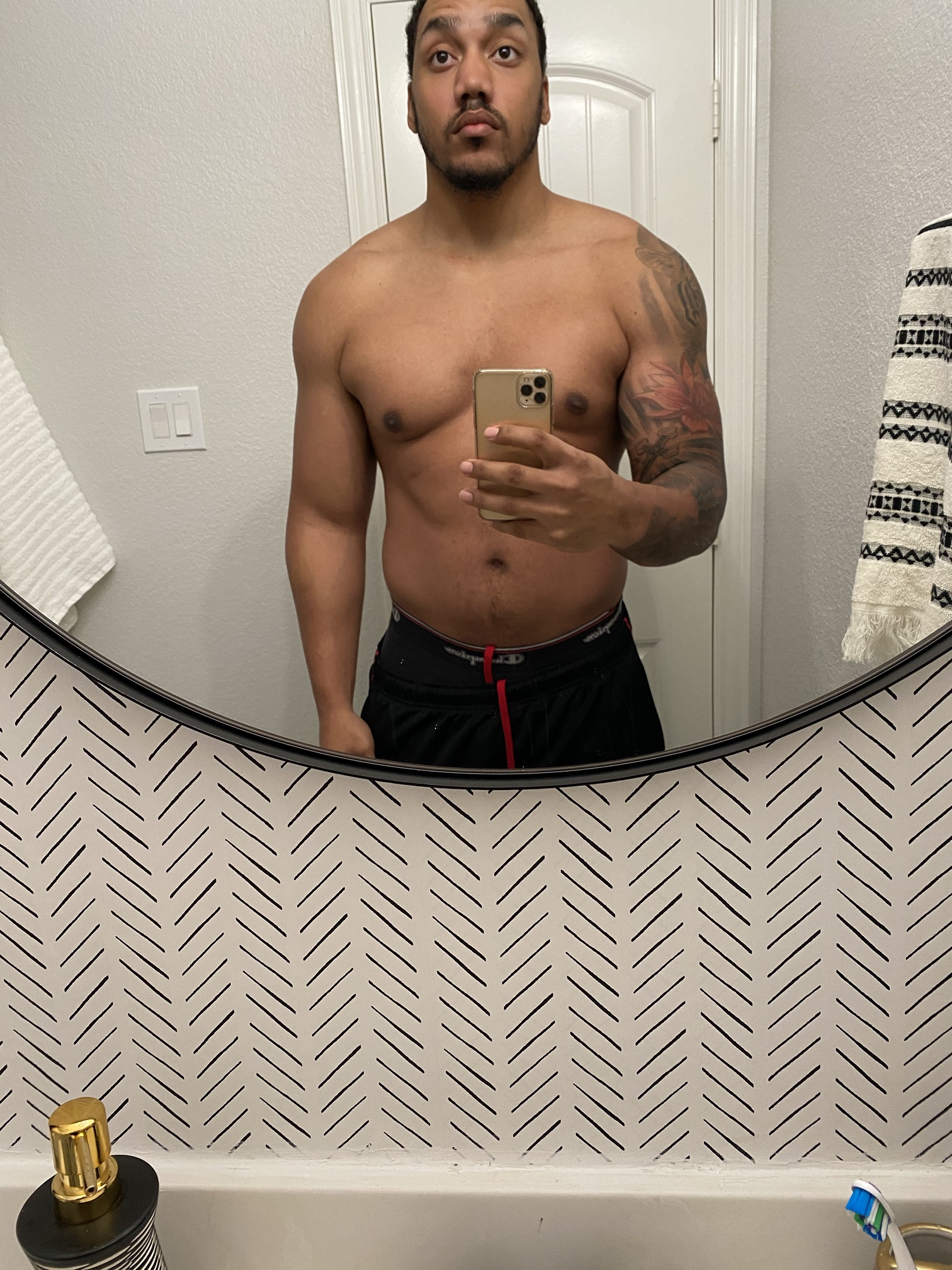Joshua Mabin Authentic Baseline Before Transformation at 278 lbs