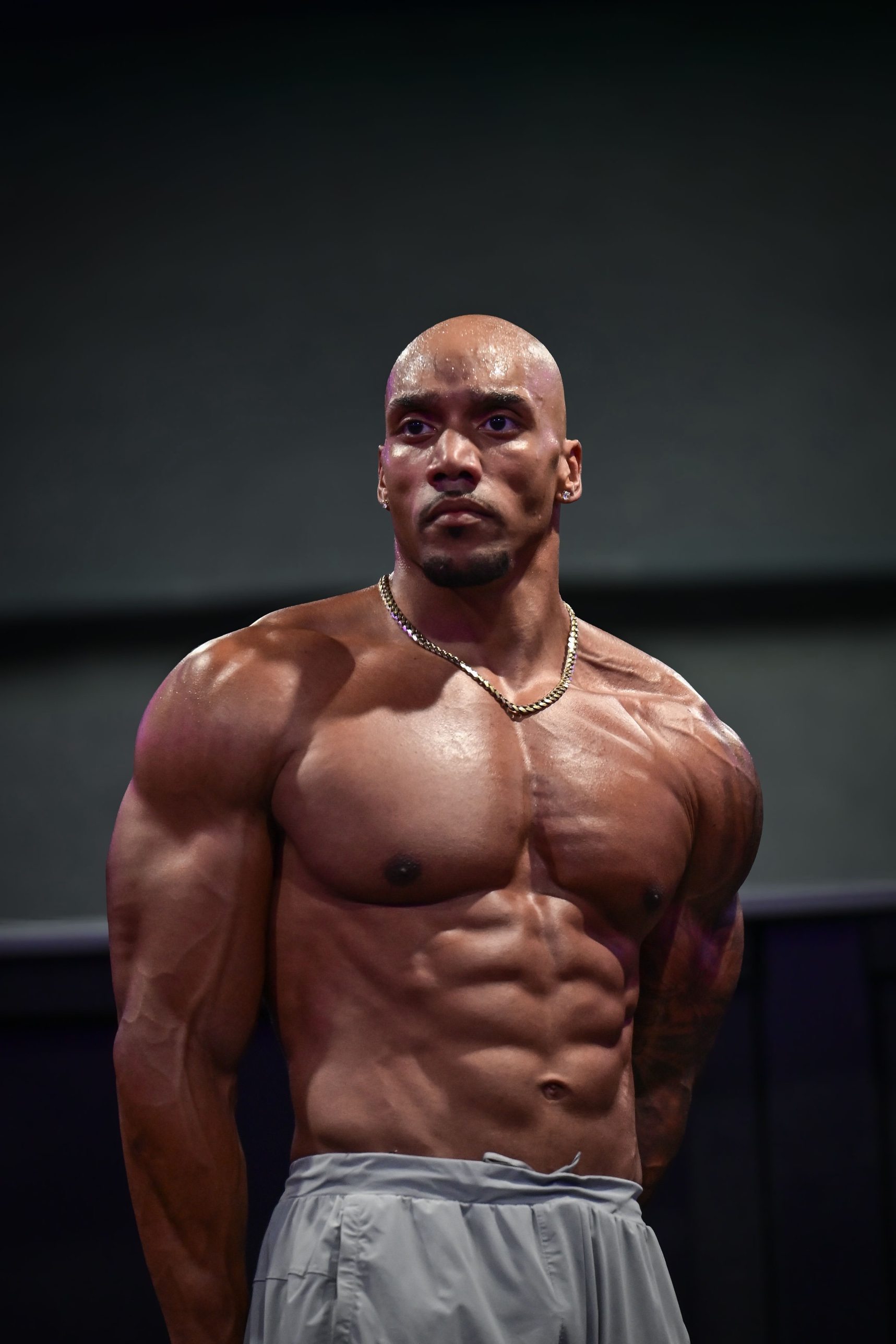 Joshua Mabin High Definition Vascular Portrait with Gold Chain
